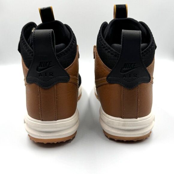 Nike Duckboot Ale Brown Black Gold Tone Duck Boot Boots - Picture 4 of 10